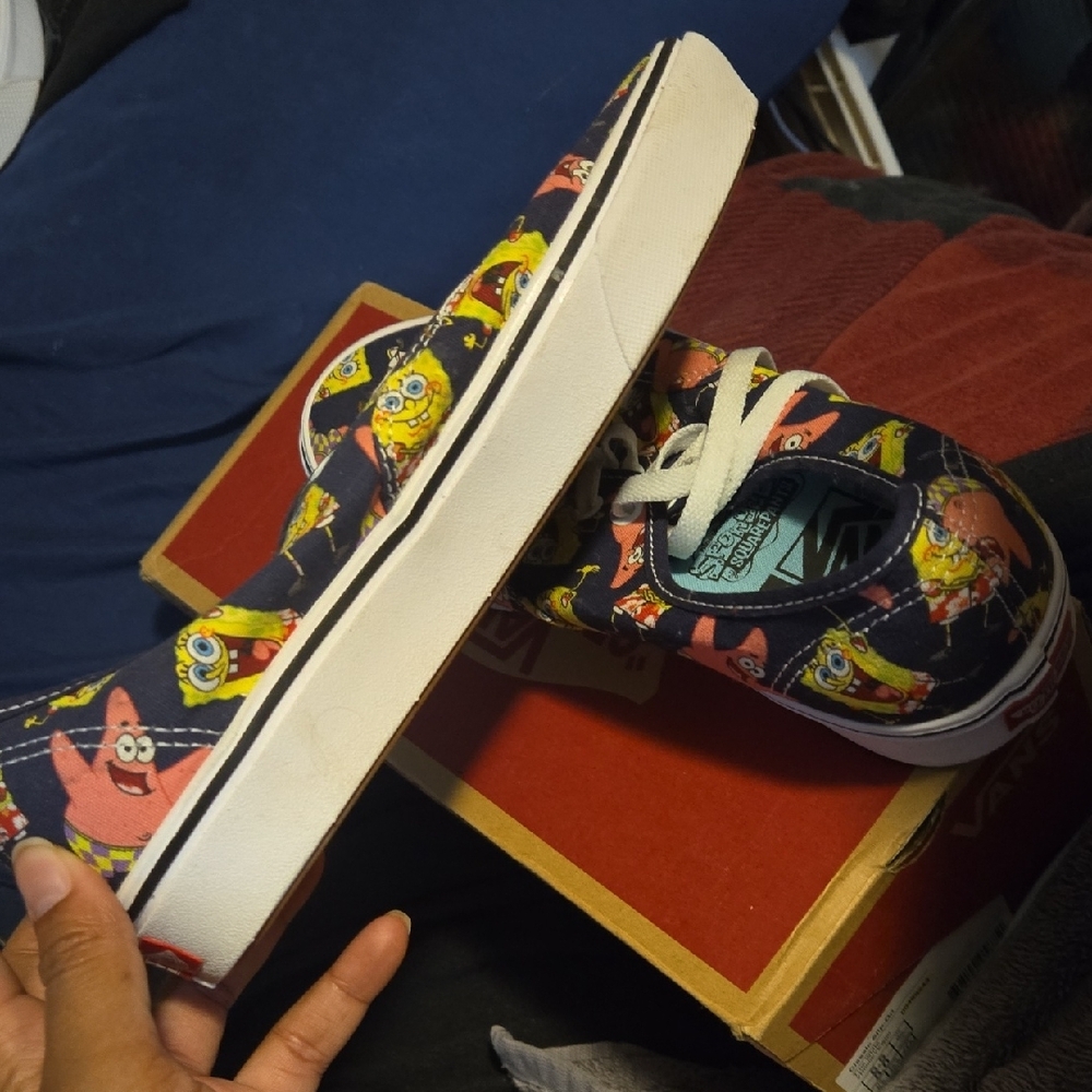 Vans Navy SpongeBob & Patrick Canvas Sneakers - Picture 2 of 5